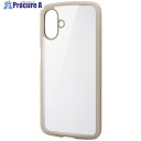 ELECOM タフスリムライトケース Galaxy A25 5G用 フレームカラー 背面クリア カフェオレ PM-G253TSLFCBE 1個 ■▼691-43...