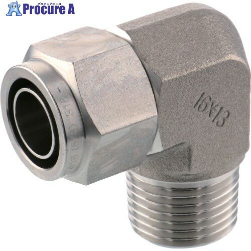 PISCO チューブフィッティング締付 SUS316締付継手 エルボ NSL1613-04 1個 ▼818-1652
