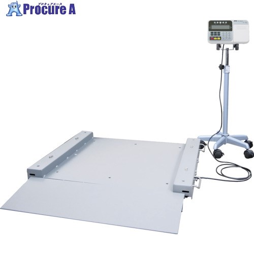 A＆D スロープ付き低床型デジタル台はかり プリンタ内蔵タイプ HW-200KCPF ひょう量220kg×最小表示0.1k..
