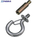 水本 ステンレス ボルトフック(カットアンカー付) フックの長さ40mm EHB-6 1個 ▼849-1359