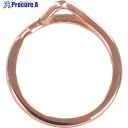 KONTEC 指や爪にやさしいキーリング リング内径約15mm 2個入 ピンクゴールド AP-43 1袋 ▼651-4695