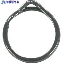 KONTEC 指や爪にやさしいキーリング リング内径約15mm 2個入 ブラック AP-44 1袋 ▼651-4696