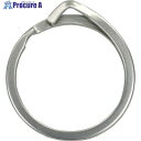 KONTEC 指や爪にやさしいキーリング リング内径約25mm 1個入 マットシルバー AP-52 1袋 ▼651-4701