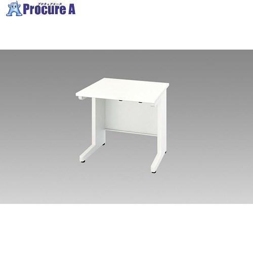 NAIKI 平デスク(引出し無し) XED型/本体:クリアーホワイト 天板:シルクウッド本体:クリアーホワイト 天板:ホワイト/W800×D700×H700 XED087FDN-WH 1台 ■▼125-2876 ※個人宅様送り不可