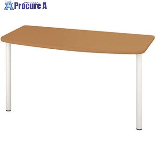 NAIKI エンドデスク XEDH型/脚:クリアーホワイト 天板:ミディアムウォールナット/W1400×D700×H720 XEDH..