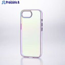 ELECOM ハイブリッドケース iPhone 16e用 &Me オーロラ ストラップシート付属 ラベンダー PM-A25SHVCAPU 1個 ■▼690-79...