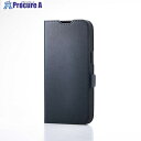 ELECOM ソフトレザーケース iPhone 16e用 薄型 磁石付 MAGKEEP ネイビー PM-A25SPLFMGNV 1個 ■▼690-7931
