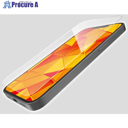 ELECOM ガラスフィルム iPhone 16e用 超強靭 高透明 PM-A25SFLGH 1枚 ■▼691-5878