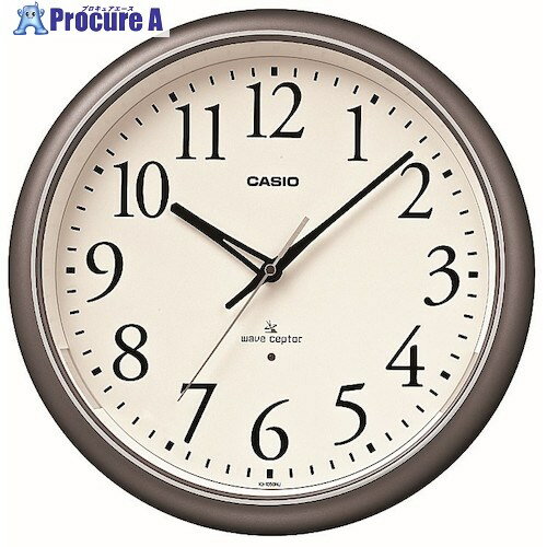 カシオ 電波掛け時計 直径330mm シルバー IQ-1050NJ-8...(3)