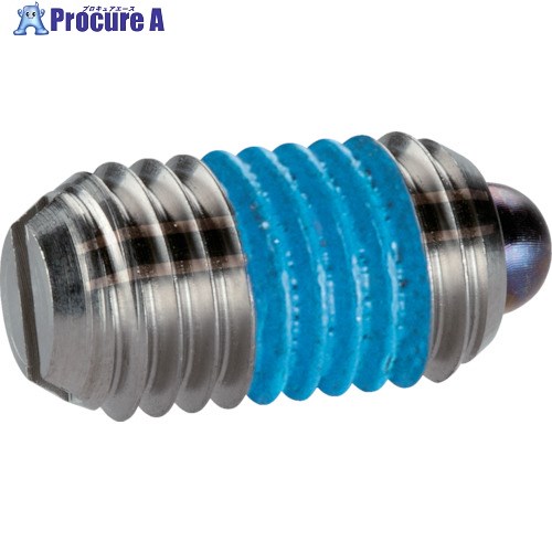 HALDER スプリングプランジャ スラストピン、スロット付インチステン ボール径0.31 2B020.0382 1個 ■▼106-5329 【送料都度見積】