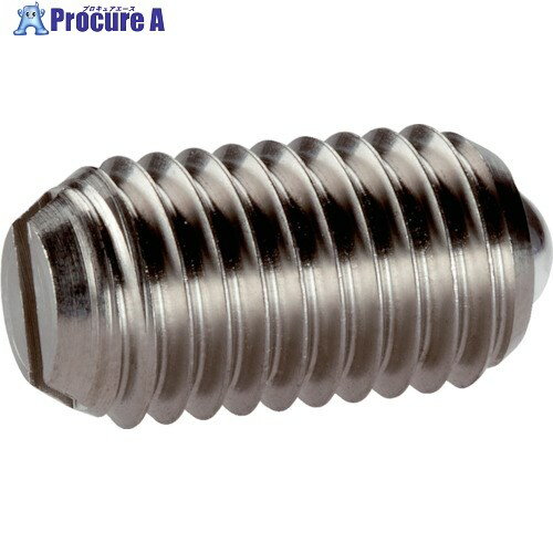 HALDER スプリングプランジャ ボールスロット付 ステンレス鋼 22051.0408 1個 ▼106-6899