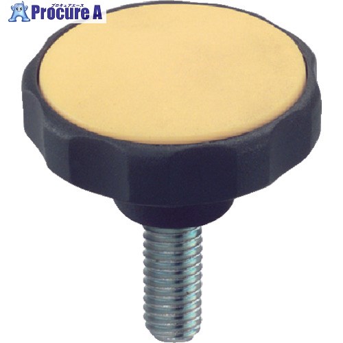 HALDER スターグリップ オネジ付 プラスチック 黄 24750.0153 1個 ■▼107-8969 【送料都度見積】