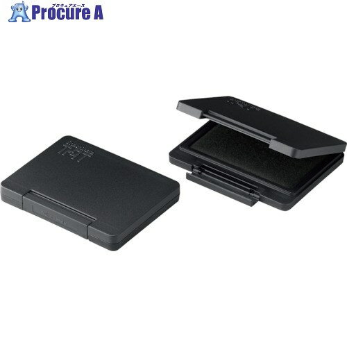 シヤチハタ 強着スタンプ台タート金属用大形 黒 ATMN-3-K 1個 ▼119-8856