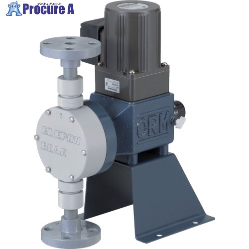 ELEPON ダイヤフラムポンプ 三相200V 25W 屋外 接続口径φ6×φ11ホース CRM-12-PES-HA/HA-2TO 1台 ■▼129-..