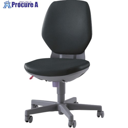 ライオン アエバチェアー #2120S ブラック NO.2120S-BK(68680) 1脚 ■▼134-5168 【送料都度見積】