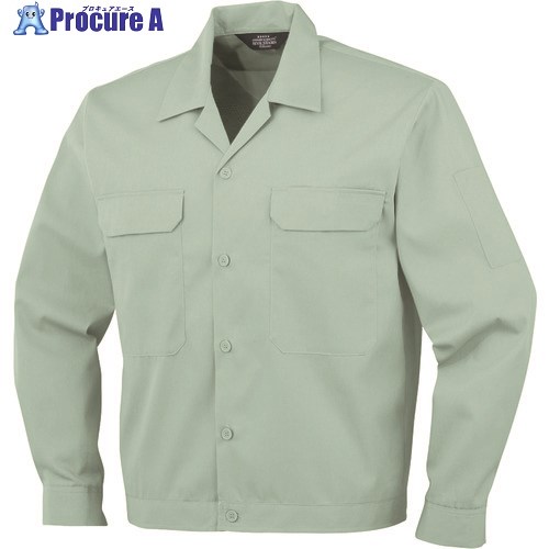 コーコス 開襟長袖ブルゾンA-6651 9 グリーン L A-6651-9-L 1枚 ■▼135-0806 【送料都度見積】(4)