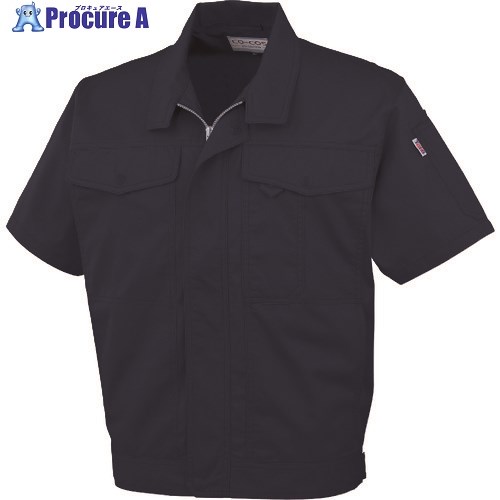 コーコス 半袖ブルゾンJ-560 1 ネイビー L J-560-1-L 1枚 ■▼135-7514 【送料都度見積】