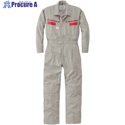 AUTO-BI つなぎ服1180-008シルバーグレー-4L 1180-008-4L 1着 ■▼136-8444 【送料都度見積】