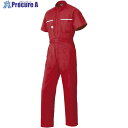 AUTO-BI 半袖つなぎ服6801-005レッド-LL 6801-005-LL 1着 ■▼137-1175 【送料都度見積】
