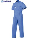 AUTO-BI 半袖つなぎ服3651-004スカイブルー-5L 3651-004-5L 1着 ■▼137-1363 【送料都度見積】