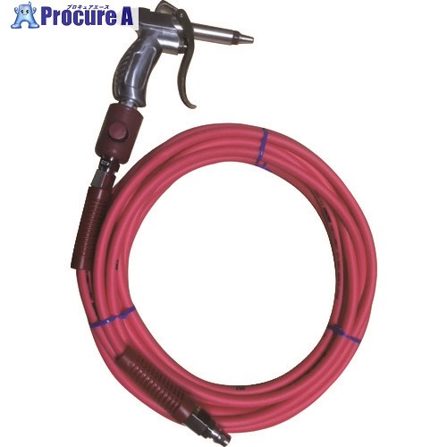 ヤマト PVCエアホース(ボタン式カップリング付)ブローガンセット H85BT-D100-10 1本 ■▼137-4283 【送料..