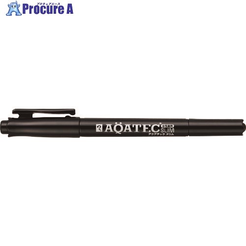 マジックインキ アクアテックスリム 黒 MAQ70-T1 1本 ■▼148-2635 【送料都度見積】