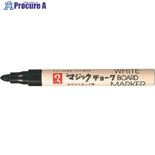 マジックインキ マジックチョーク No.650 黒 M650-T1 1本 ▼148-2639