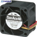 SanAce 低消費電力ファン(40×28mm DC12V PWM・パルスセンサ付き) 9GA0412P3H01 1台 ■▼148-8406 【送料都度見積】