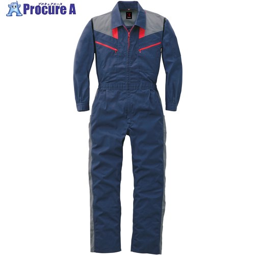 カンサイ AW(秋冬)モデル つなぎ服203-001ネイビーブルー-S 203-001-S 1着 ■▼162-2133 【送料都度見積】