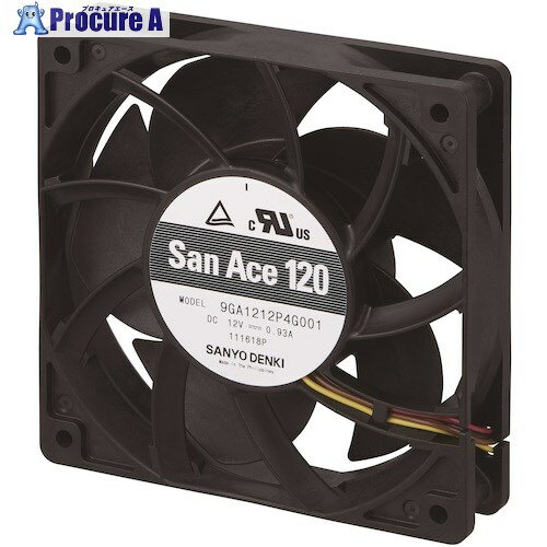 SanAce ϥե(12025mm DC12V ѥ륹դ) 9GA1224G4001 1 162-5517 ...