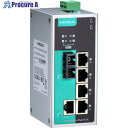 MOXA 6ポート(RJ45 PoE×4、RJ45×1、シングルモードSCコネクタ×1) アンマネージド イーサネットスイッチ EDS-P206A-4POE-S...