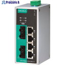 MOXA 6ポート(RJ45 PoE×4、マルチモードSTコネクタ×2) アンマネージド イーサネットスイッチ EDS-P206A-4POE-MM-ST 1個 ...