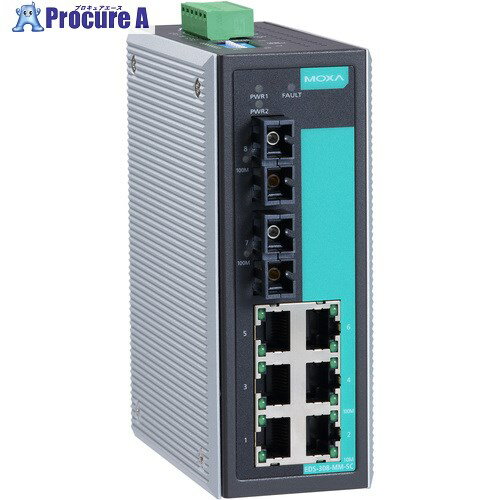 MOXA 8ݡ(RJ456󥰥⡼SCͥ2) ޥ͡ ͥåȥå 磻ɲ٥ǥ EDS-308-...