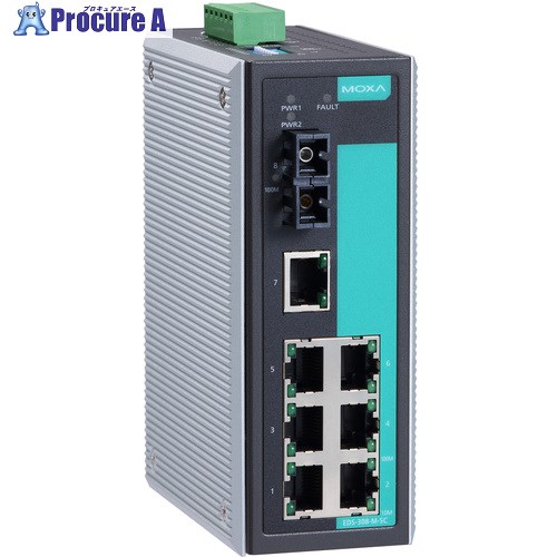 MOXA 8ݡ(RJ457󥰥⡼SCͥ(80km)1) ޥ͡ ͥåȥå EDS-308-S-S...
