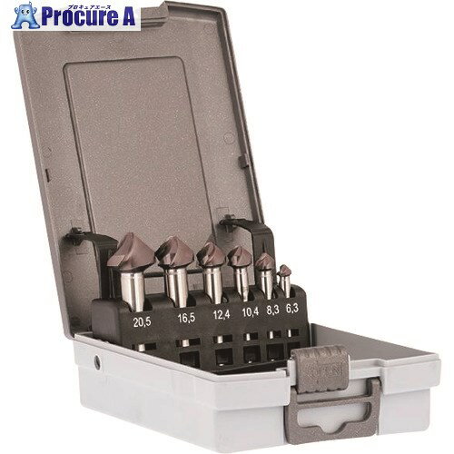 GUHRING カウンターシンク90°セット レギュラTiAlNコート 5501 SpyroTec 6本組 5539 1.000 1本 ■▼181-0129 【...