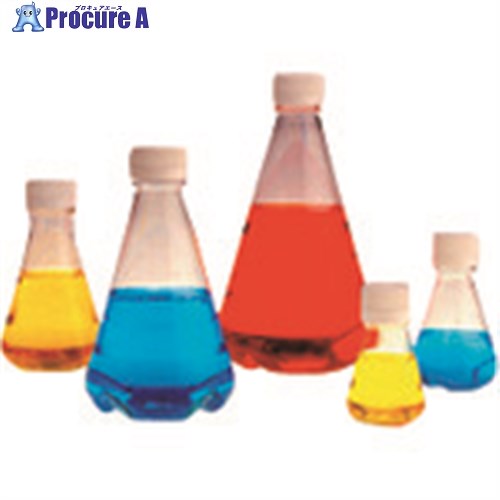 TGK 三角フラスコ滅菌済 1L PETG 6入 656-01-32-54 1箱 ■▼183-6096 【送料都度見積】