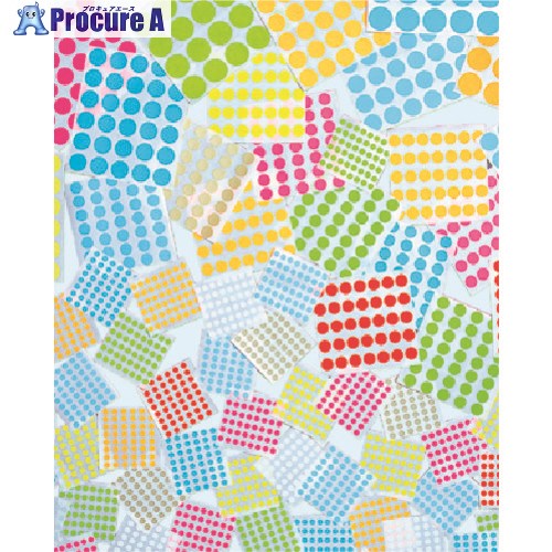 TGK ドットラベル 25mm シャトルーズ 615-55-95-53 1組 ■▼185-0189 【送料都度見積】