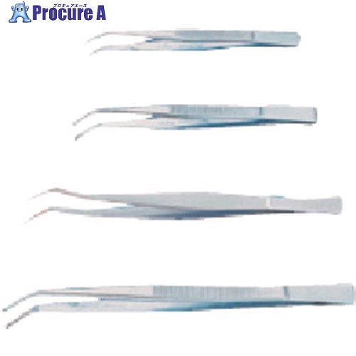 TGK ピンセット先曲 180mm 419-25-25-13 1本 ■▼185-8010 【送料都度見積】