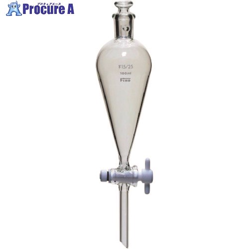 TGK 透明摺合スキーブ分液ロート平栓300mL19/38 079-13-71-14 1個 ■▼189-2512 【送料都度見積】