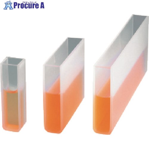 TGK 白板ガラスセル 二面透明 10×10×45H 247-15-01-07 1個 ■▼190-7008 【送料都度見積】