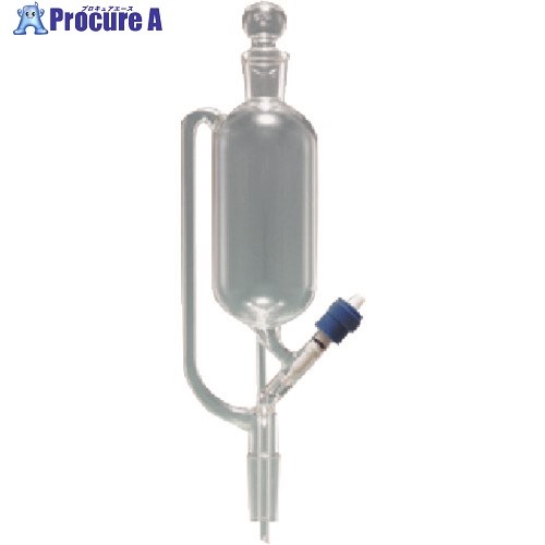 TGK 分液ロート 平衡 透明摺 200mL 000-09-58-54 1個 ■▼191-2728 【送料都度見積】