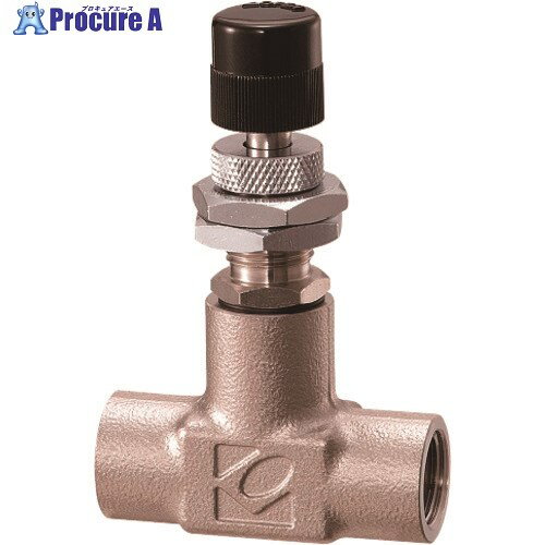 KOFLOC 精密ニードルバルブ MODEL 2412 SERIES 2412-T-B-1/4-N2-0.1MPA-50L/MIN 1式 ■▼203-0677 【送料..