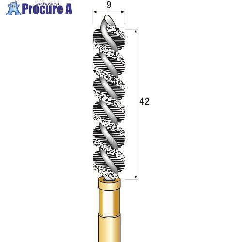 アルゴファイル 研磨砥粒スパイラルブラシ BAM6013 1本 ■▼203-4264 【送料都度見積】