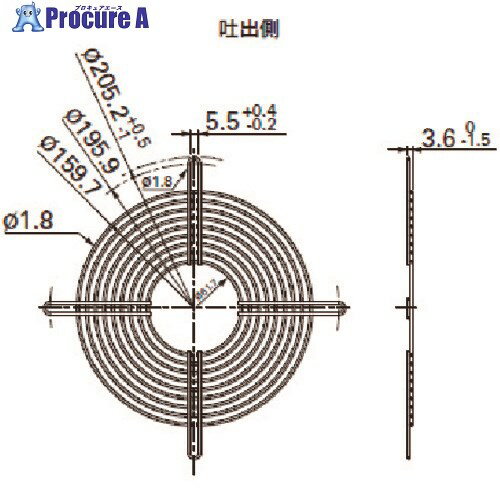 SanAce ե󥬡 (160mm ǽ¦) 109-620 1 217-0656 ٸѡ