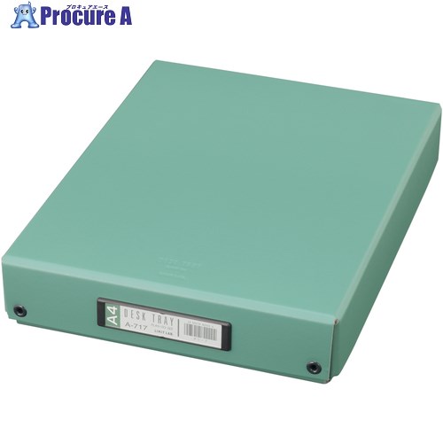 LIHIT デスクトレー オリーブ A4 A717オリーブ 1個 ■▼227-7413 【送料都度見積】