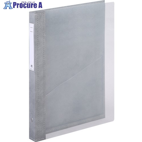 LIHIT カルテブック(クリヤー) シルバー A4-4穴 HB417-6 1冊 ■▼228-2255 【送料都度見積】