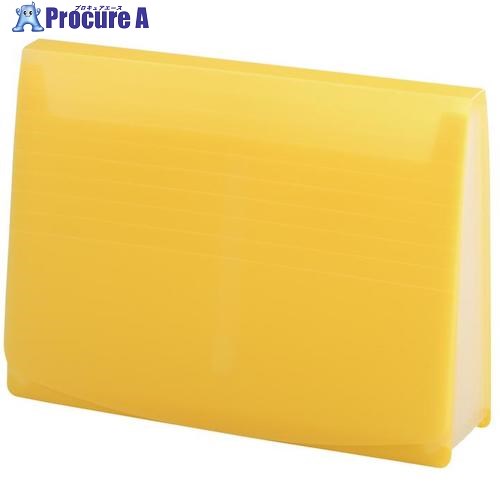 LIHIT エクスパンディングファイル 黄 A4 A5050-5 1冊 ■▼228-3802 【送料都度見積】