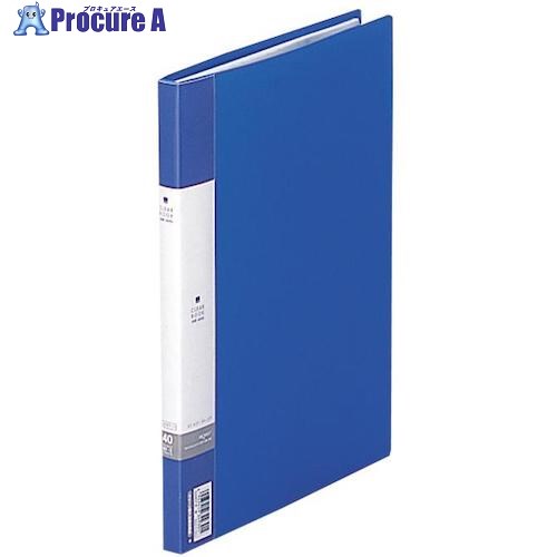 LIHIT クリヤーブック(サイドベンツ) 20P 青 B5 G3407-8 1冊 ■▼228-3829 【送料都度見積】