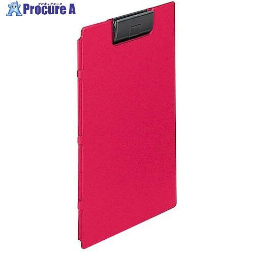 LIHIT クリップファイル 桃 A4 F2650-12 1冊 ■▼228-5325 【送料都度見積】