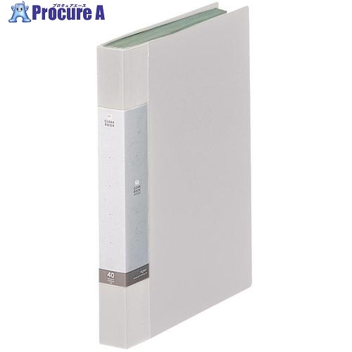 LIHIT クリヤーブック 40P 白 A4 G3202-0 1冊 ■▼228-5368 【送料都度見積】